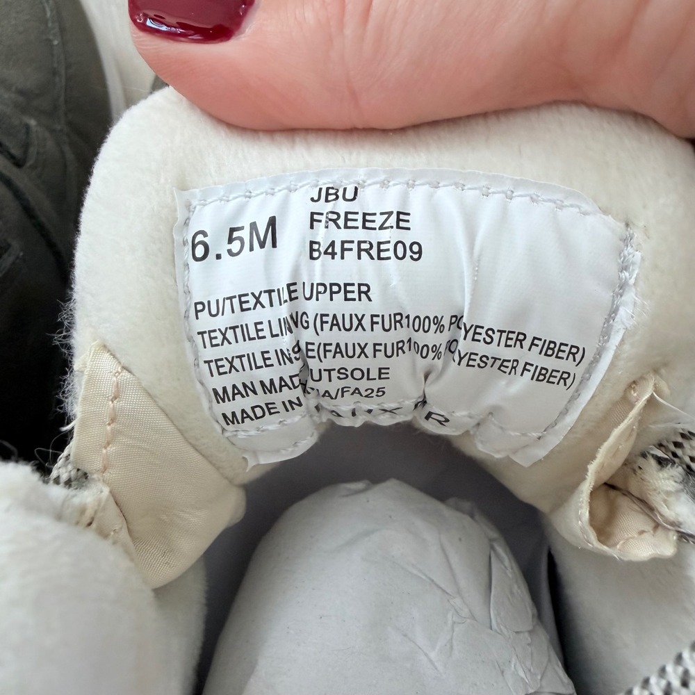 JBU by Jambu Freeze Olive Green Faux Fur Lined Winter Boots Womens 6.5M - Picture 4 of 7